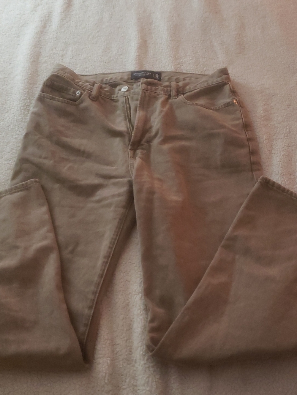 Abercrombie & Fitch Men's Relaxed  Jeans - Light Brown